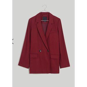 Madewell Women's Red Blazer